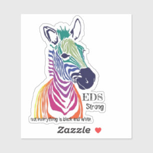 Sticker Tout n'est pas noir et blanc, EDS