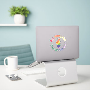 Sticker Tout pour l'amour et l'amour pour toute fierté arc