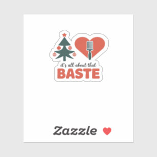 Sticker Tout Sur Ce Baste Noël Classique