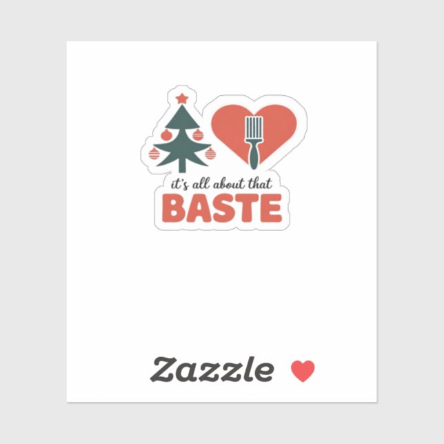Sticker Tout Sur Ce Baste Noël Classique (Feuille)