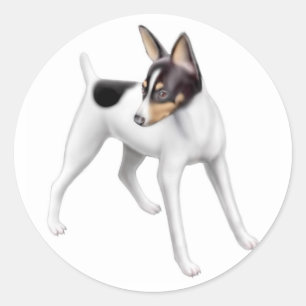 Sticker Toy Fox Terrier