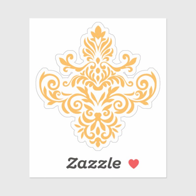 Sticker Traditional Tattoo Art Inspired Design (Feuille)