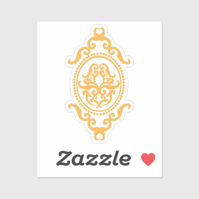 Sticker Traditional Tattoo Art Inspired Design (Feuille)