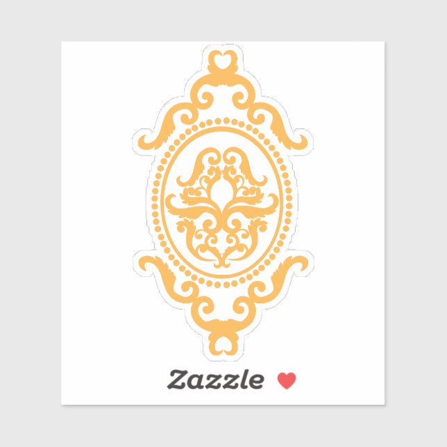 Sticker Traditional Tattoo Art Inspired Design (Feuille)