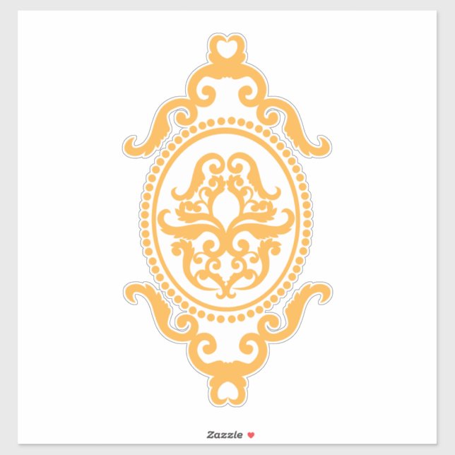 Sticker Traditional Tattoo Art Inspired Design (Feuille)