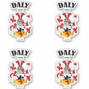Sticker Traduction et signification irlandaises de Daly Cr