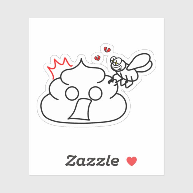 Sticker Trahison - Brootsch le PooPoo (Feuille)