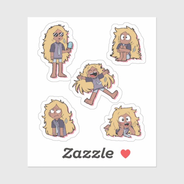 Sticker train à débordement (Feuille)