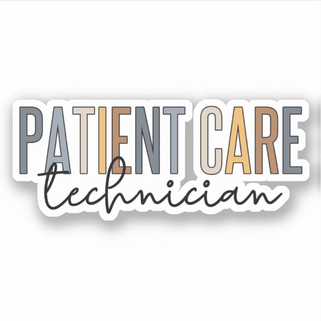Sticker Traitement des patients Technicien Dons PCT (Devant)