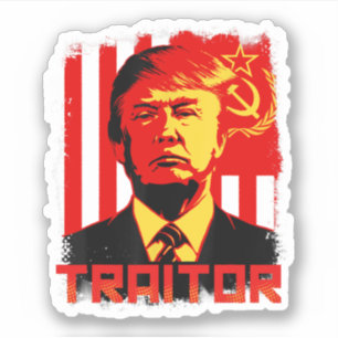 Sticker Traitor In Chief President Trump Anti Biden