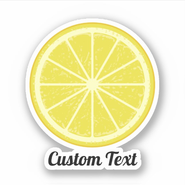 Sticker Tranche de citron (Devant)