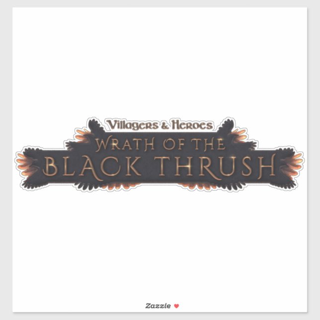 Sticker Tranche noire (Feuille)