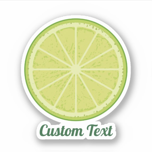 Sticker Tranches de chaux (Devant)