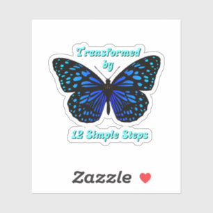 Sticker Transformés par 12 Étapes Simples, AA, NA, Al-Anon
