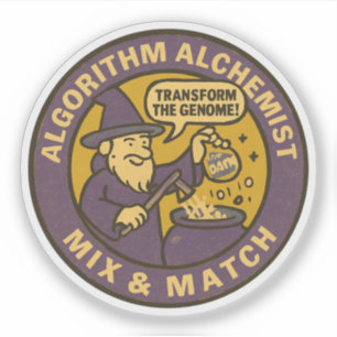 Sticker Transmutation Génomique : l'Alchimie des Données à
