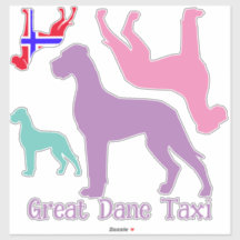 Sticker transparent en silhouette de Grande Danse