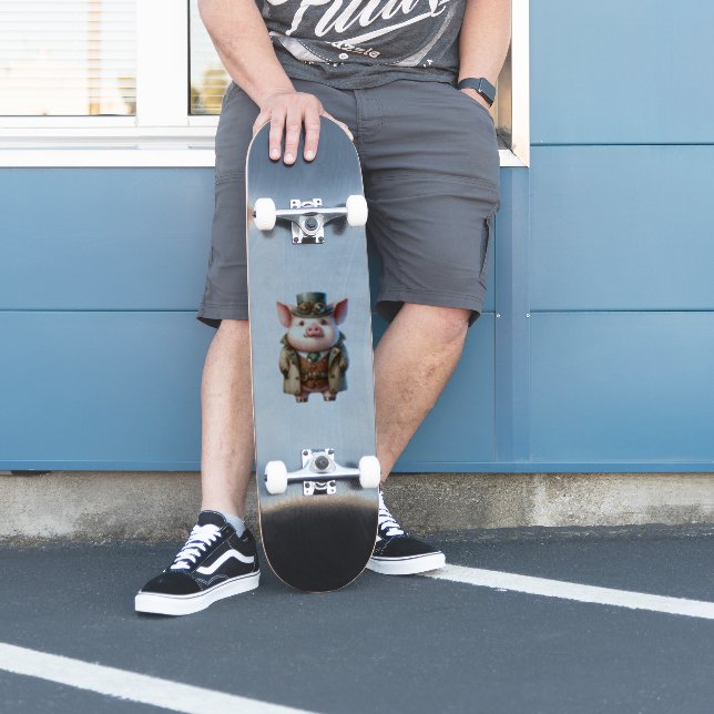 Sticker transparent pour sanglier Steampunk (Patineur)