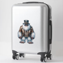 Sticker transparent Steampunk Yeti