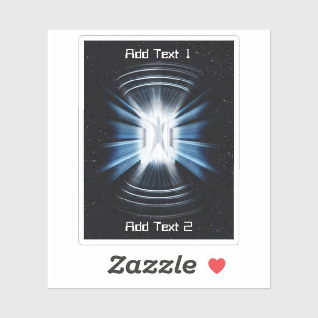 Sticker Transporteur spatial (Feuille)