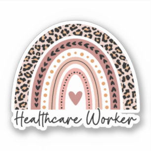 Sticker Travailleur de santé, infirmière, médecin, soins d