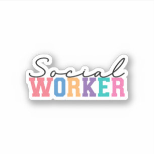 Sticker Travailleur social