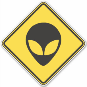Sticker Traversée Alien