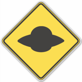 Sticker Traversée par OVNI