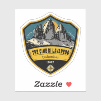 Sticker Tre Cime di Lavaredo – Dolomites, Italy