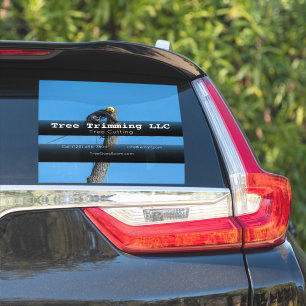 Sticker Tree Cutting société véhicule de la publicité d'en