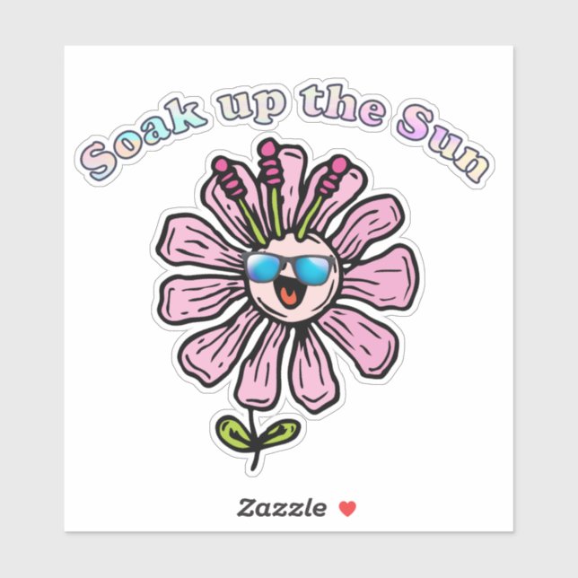 Sticker Trempez le teint Sun Tie (Feuille)