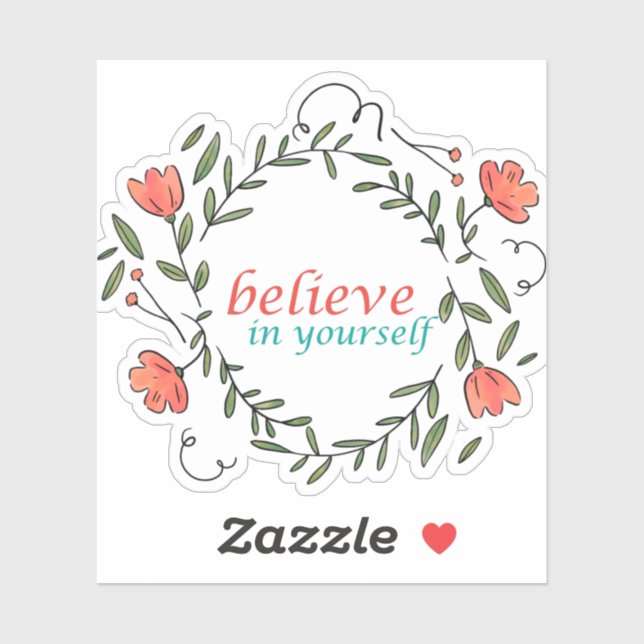 Sticker très significatives et belles citations pour vous  (Feuille)