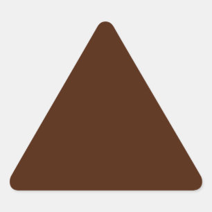 Sticker triangle Brown