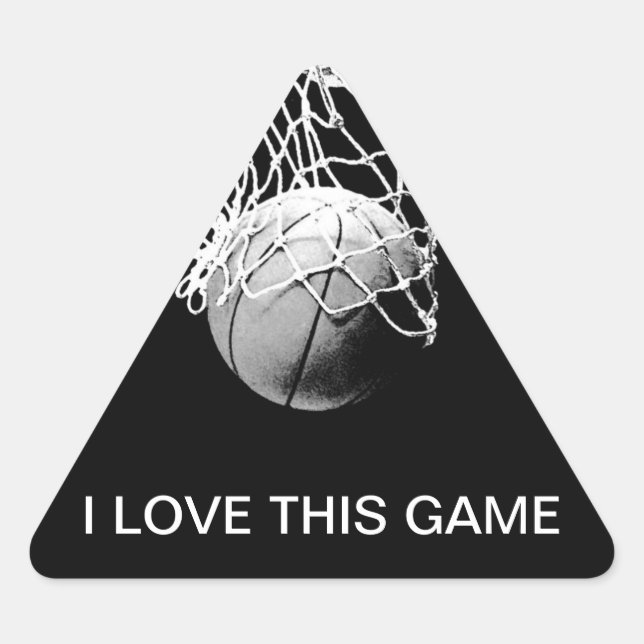 Sticker triangle de basket (Devant)