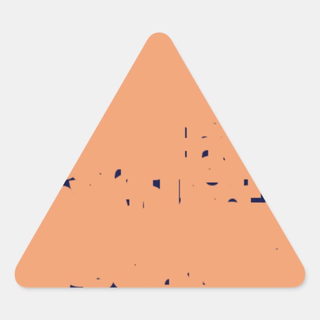 Sticker Triangulaire 5556 Art abstrait (Devant)