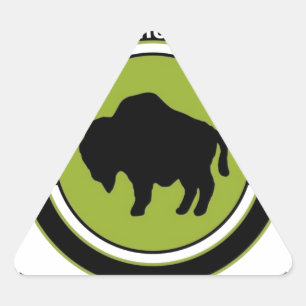 STICKER TRIANGULAIRE 92E DIVISION D'INFANTERIE "SOLDATS BUFFALO"