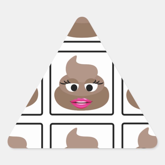 Sticker Triangulaire Afficher plusieurs faces (Devant)