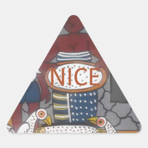 Sticker Triangulaire Africain traditionnel Homestead Lifestyle
