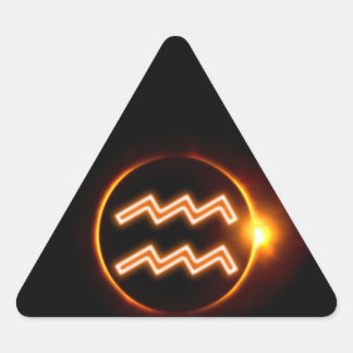 Sticker Triangulaire Aquarius