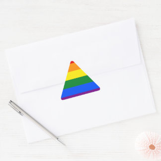 Sticker Triangulaire Arc-en-ciel LGBT Pride