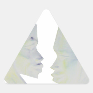 Sticker Triangulaire Architecture africaine Hakuna Matata