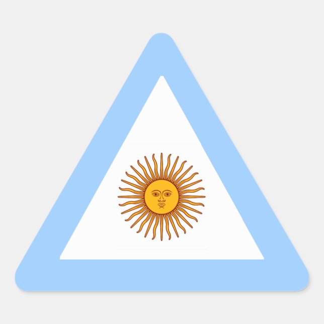 STICKER TRIANGULAIRE ARGENTINE (Devant)