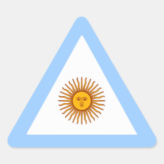 STICKER TRIANGULAIRE ARGENTINE
