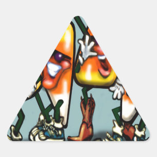 Sticker Triangulaire Bande de maïs