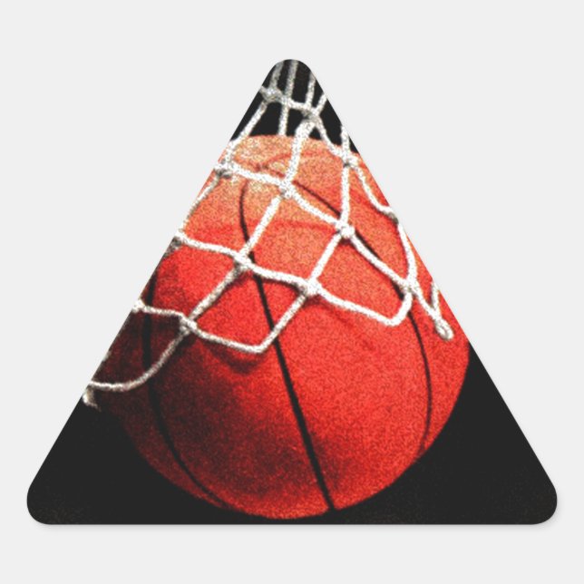 Sticker Triangulaire Basket-ball (Devant)