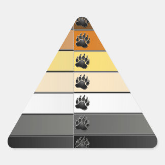 Sticker Triangulaire Bear Paw Strips