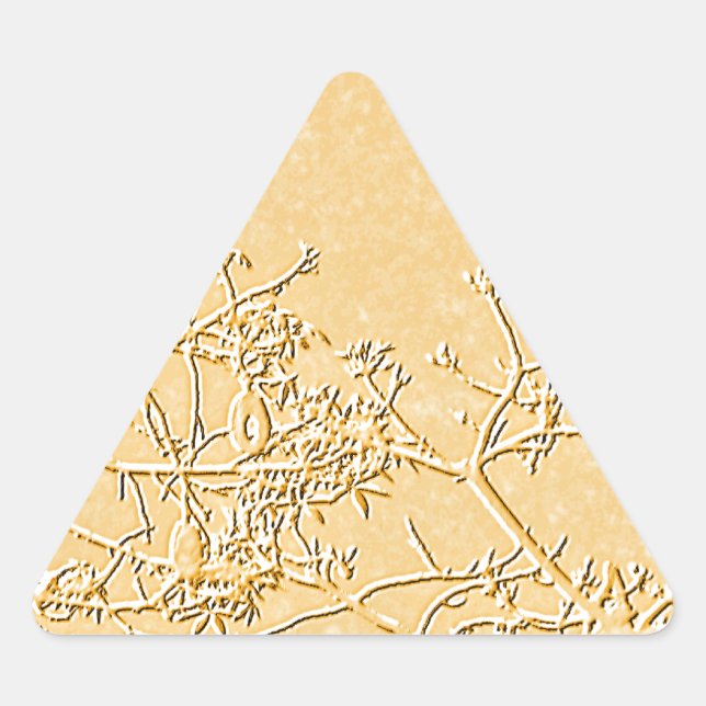 Sticker Triangulaire Bénissez Vous_ (Devant)