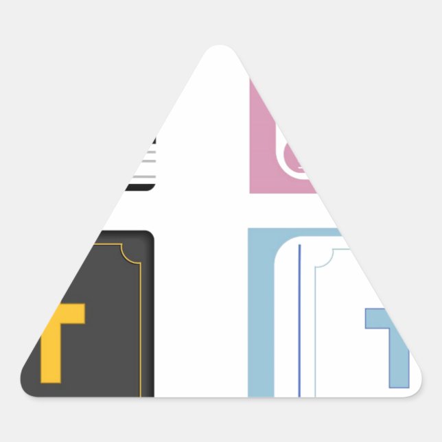 Sticker Triangulaire bibles (Devant)