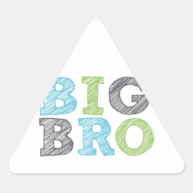 Sticker Triangulaire Big Bro (Devant)