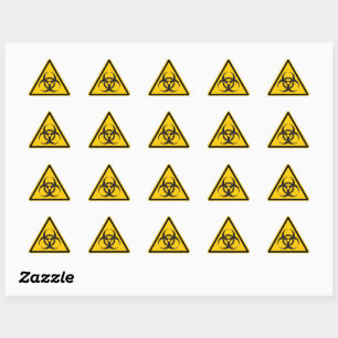 Sticker Triangulaire Biohazard icon