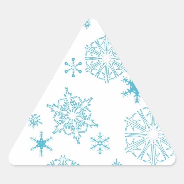 Sticker Triangulaire bleu (Devant)